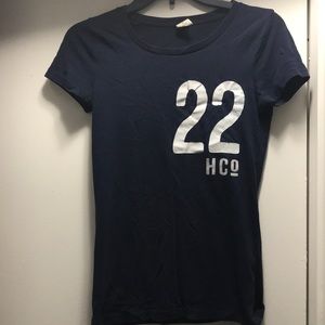 Navy blue hollister T-shirt